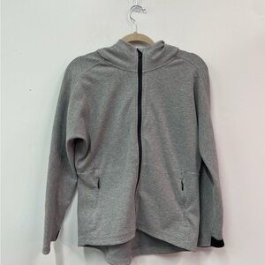 Athleta Gray with Black Zipper Zip Up Jacket Sz S